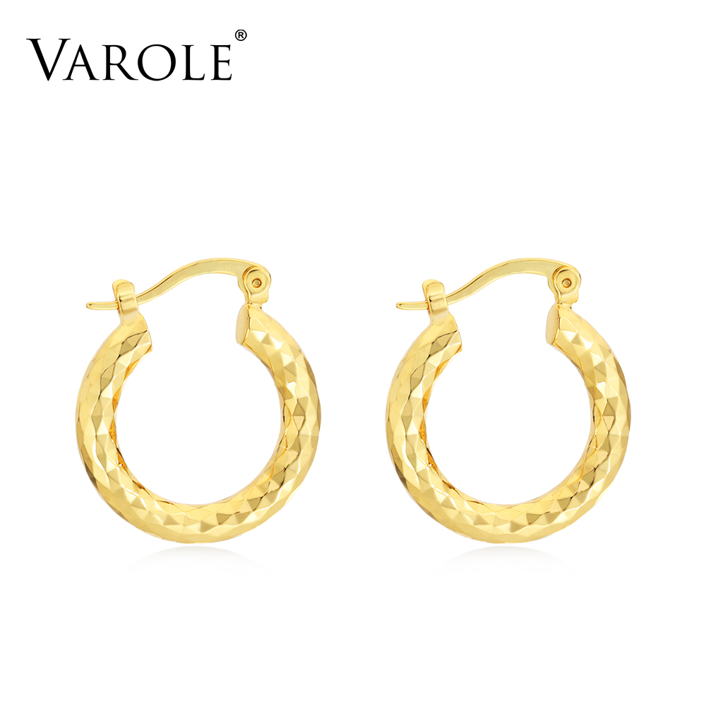 VAROLE Shine Hoop Earrings Gold Color Polyhedral Minimalist Statement Hoops Earings For Women Fashion Jewelry
VAROLE Shine Hoop Earrings Gold Color Polyhedral Minimalist Statement Hoops Earings For Women Fashion Jewelry