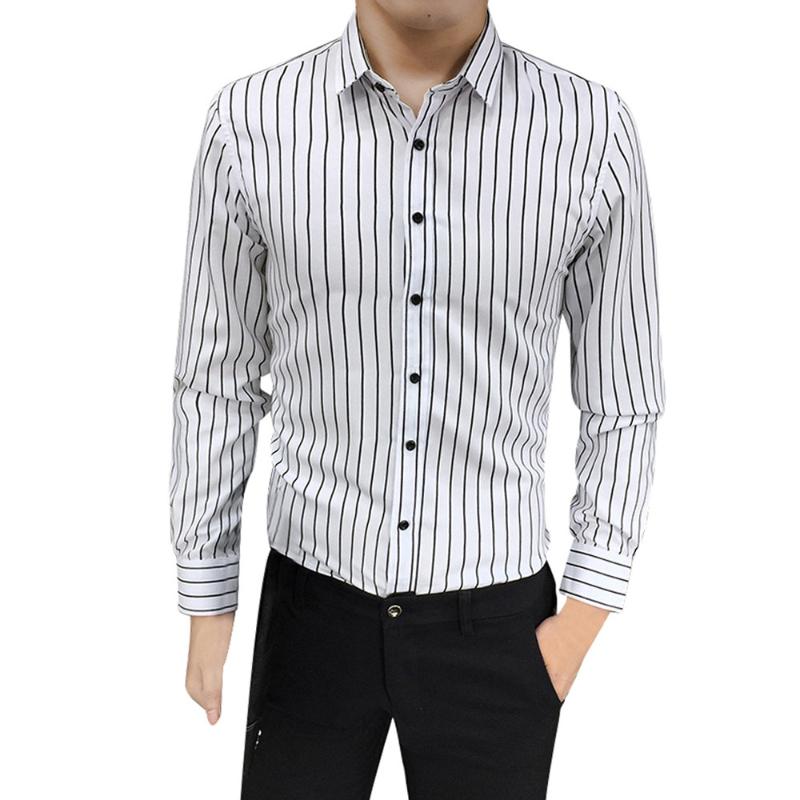 Men Shirt Mens Suit Fit Long Sleeve Button Striped Down Dress Shirts Tops Blouse 2020 New Arrivals Autumn Winter Men's ShirtW410, Red
Men Shirt Mens Suit Fit Long Sleeve Button Striped Down Dress Shirts Tops Blouse 2020 New Arrivals Autumn Winter Men's ShirtW410, Red