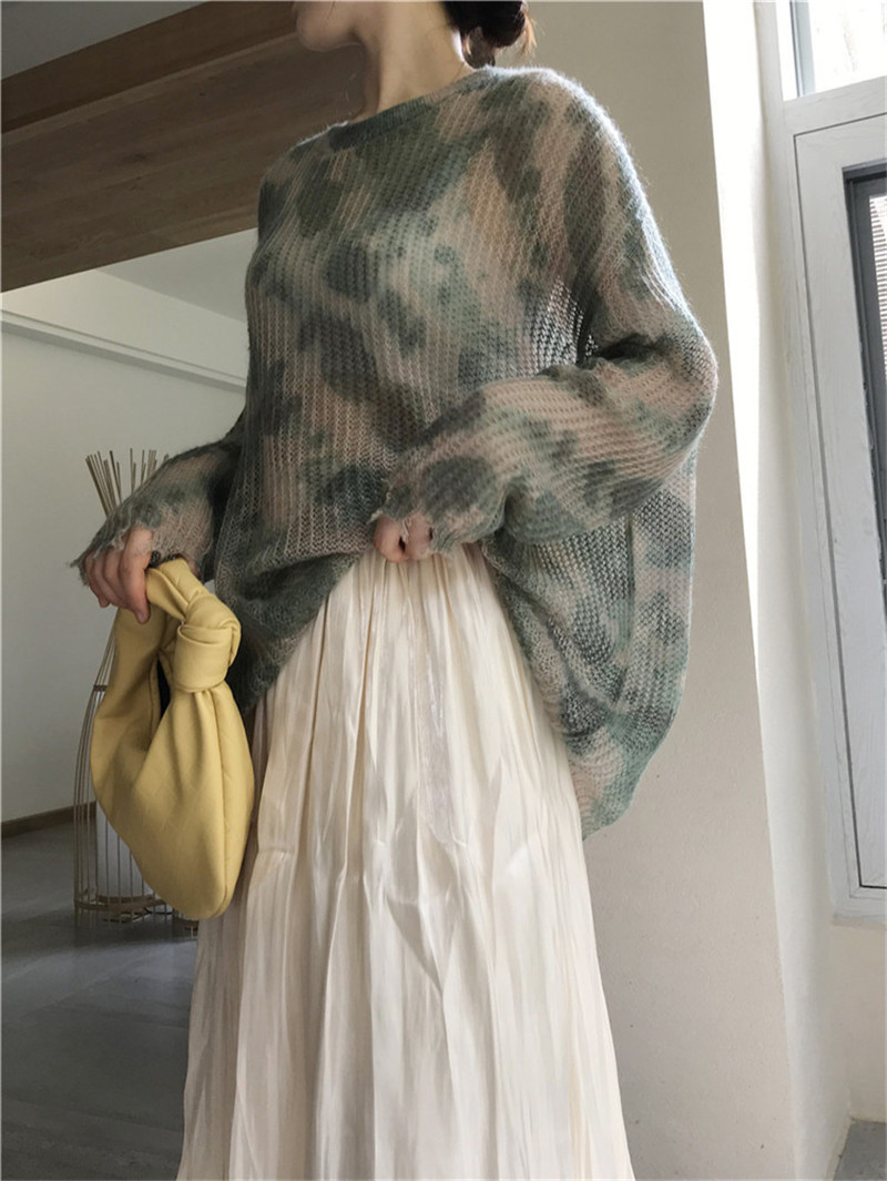 2021 New High-end Autumn Mohair Camouflage Sweater Loose for Female Digital Flower Printed Mesh YWVE, Pink
2021 New High-end Autumn Mohair Camouflage Sweater Loose for Female Digital Flower Printed Mesh YWVE, Pink