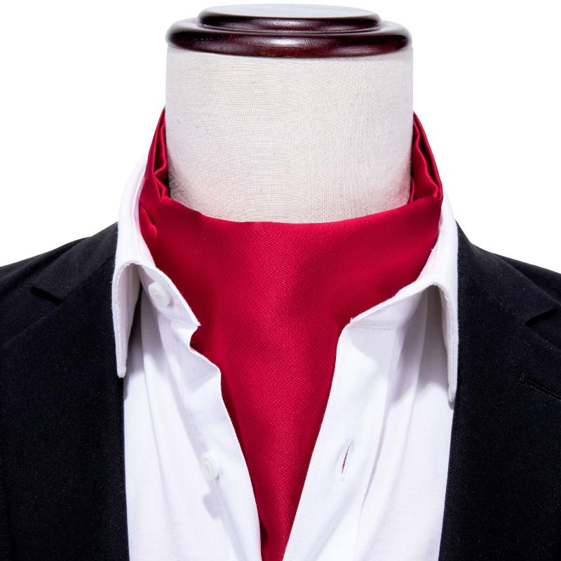 New Ascot Tie For Men Scarf Tie Suit Red Men's Necktie Jacquard 100% Silk Set Fashion Pocket Square Cufflinks Barry.Wang AS-012
New Ascot Tie For Men Scarf Tie Suit Red Men's Necktie Jacquard 100% Silk Set Fashion Pocket Square Cufflinks Barry.Wang AS-012