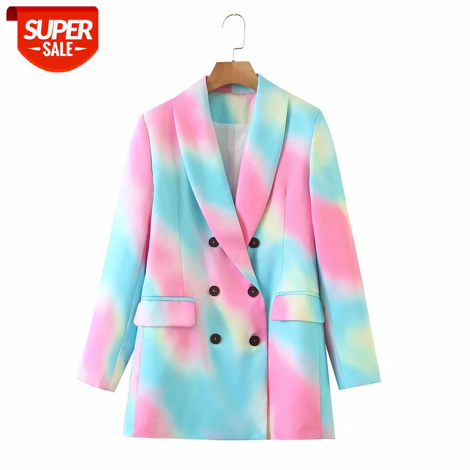 Double-breasted Lapel Long-sleeved Rainbow Color Cool Chic Female Coat Fresh and Fashionable Slim Casual Women's Blazers Jacket #js3V, Black;brown
Double-breasted Lapel Long-sleeved Rainbow Color Cool Chic Female Coat Fresh and Fashionable Slim Casual Women's Blazers Jacket #js3V, Black;brown