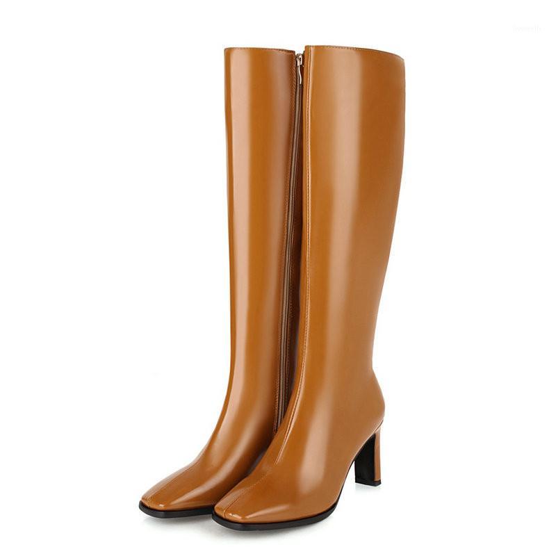 Retro square toe Boots For Women Side Zipper High Heels party wedding Shoes Woman Heels Working Knee High Boots large size 34-431, Black
Retro square toe Boots For Women Side Zipper High Heels party wedding Shoes Woman Heels Working Knee High Boots large size 34-431, Black