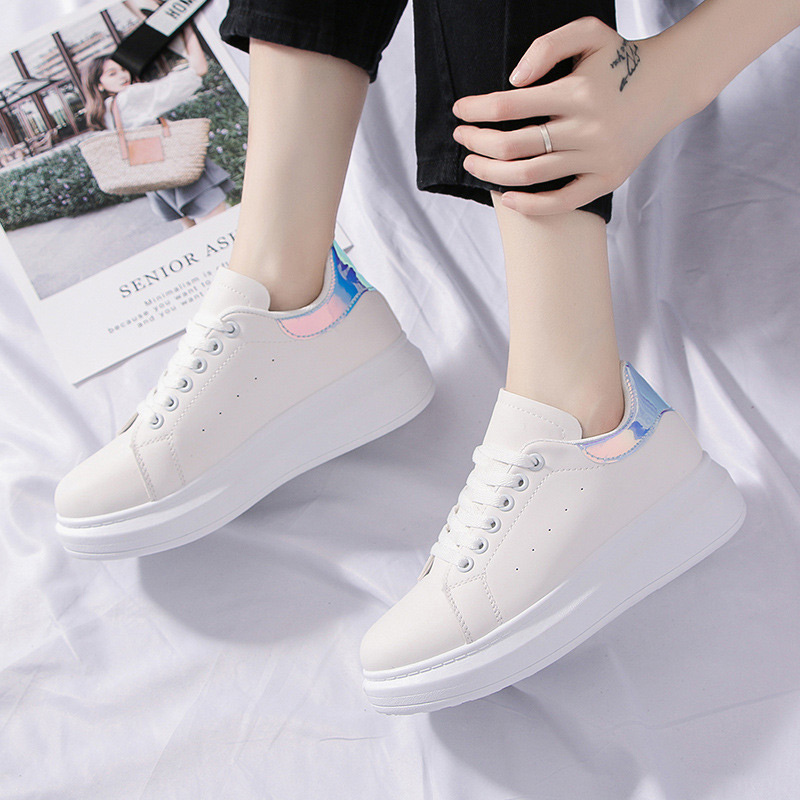 2021 The New Women's with White Female Leather Breathable Apartments Comfort Rentals Even Vulcanized Shoes 3rdw, White style 2
2021 The New Women's with White Female Leather Breathable Apartments Comfort Rentals Even Vulcanized Shoes 3rdw, White style 2