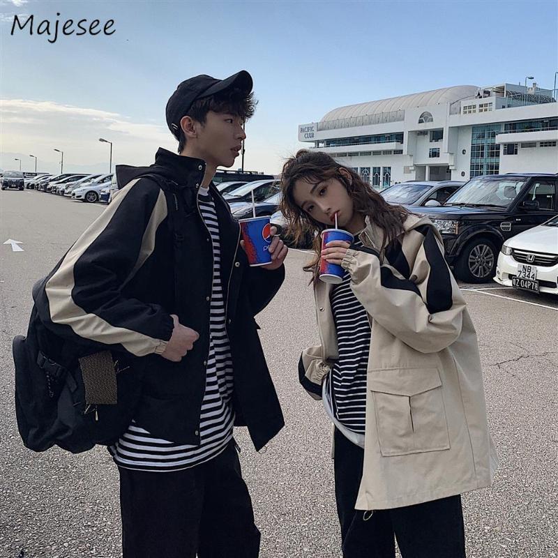 Big Size Men Jacket Hooded Stylish Autumn Couple Clothes All Match Loose Mens Jackets and Coats Streetwear Patchwork Daily Chic, Black
Big Size Men Jacket Hooded Stylish Autumn Couple Clothes All Match Loose Mens Jackets and Coats Streetwear Patchwork Daily Chic, Black