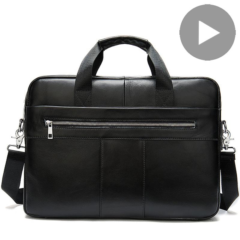 Office Genuine Leather Briefcase for Men Bag Laptop 14 Inch Shoulder Handbag Document A4 Natural Business Male Organizer Storage, Black
Office Genuine Leather Briefcase for Men Bag Laptop 14 Inch Shoulder Handbag Document A4 Natural Business Male Organizer Storage, Black