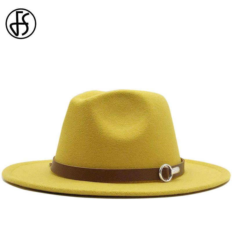 FS Fedora Hats For Women Wide Brim Autumn Hat Elegant Wool Felt Jazz Caps Winter Men Leather Panama Vintage Ladies Caps, White
FS Fedora Hats For Women Wide Brim Autumn Hat Elegant Wool Felt Jazz Caps Winter Men Leather Panama Vintage Ladies Caps, White