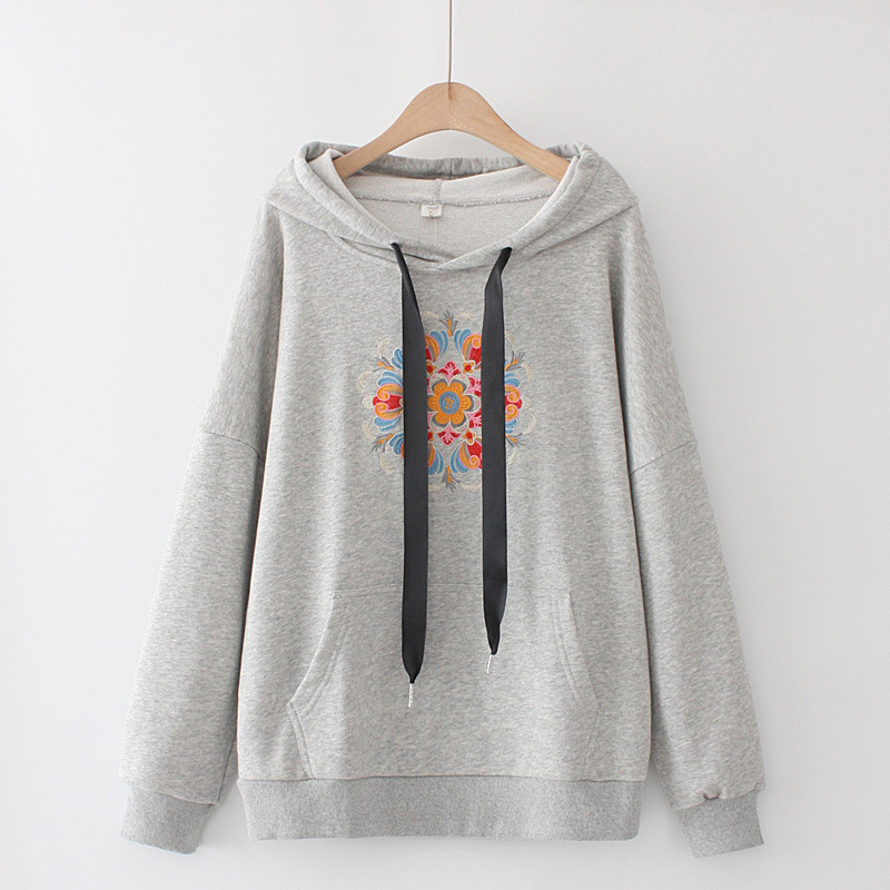 Size -3xl Plus Female with Vintage Hood Embroidered Hoodies Casual Long-sleeve Pullovers Oversized Outerwear Kuus, Black
Size -3xl Plus Female with Vintage Hood Embroidered Hoodies Casual Long-sleeve Pullovers Oversized Outerwear Kuus, Black