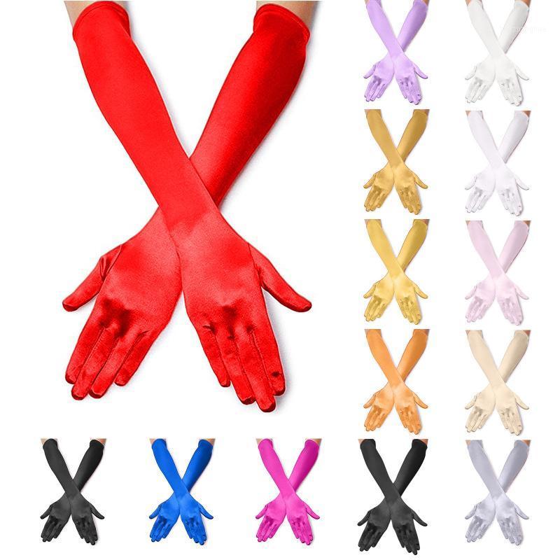 Five Fingers Gloves Classic Multicolor Women Red Grey Stretch Satin Elegant Fashion Long Opera Evening Party Prom Costume Glove, Blue;gray
Five Fingers Gloves Classic Multicolor Women Red Grey Stretch Satin Elegant Fashion Long Opera Evening Party Prom Costume Glove, Blue;gray