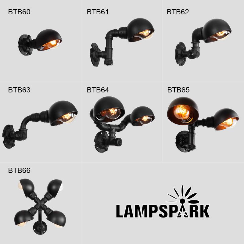 Steam punk Loft Industrial iron rust Water pipe retro wall lamp Vintage E27 sconce lights steampunk house lighting fixtures luz
Steam punk Loft Industrial iron rust Water pipe retro wall lamp Vintage E27 sconce lights steampunk house lighting fixtures luz