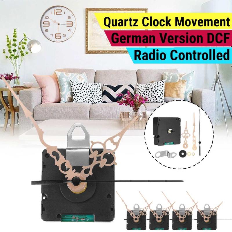 1/2/5/10x Black German Version DCF Quartz Clock Movement Radio Controlled Repair Parts Gold+Hands Just for European Region
1/2/5/10x Black German Version DCF Quartz Clock Movement Radio Controlled Repair Parts Gold+Hands Just for European Region