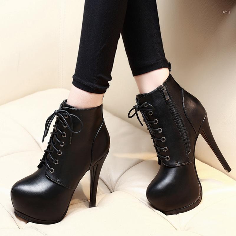 Brand New Chic Extreme Fetish High Heels Shoelaces Platform Sexy Party Ankle Booties Cool Shoes Boots Women1, Black
Brand New Chic Extreme Fetish High Heels Shoelaces Platform Sexy Party Ankle Booties Cool Shoes Boots Women1, Black