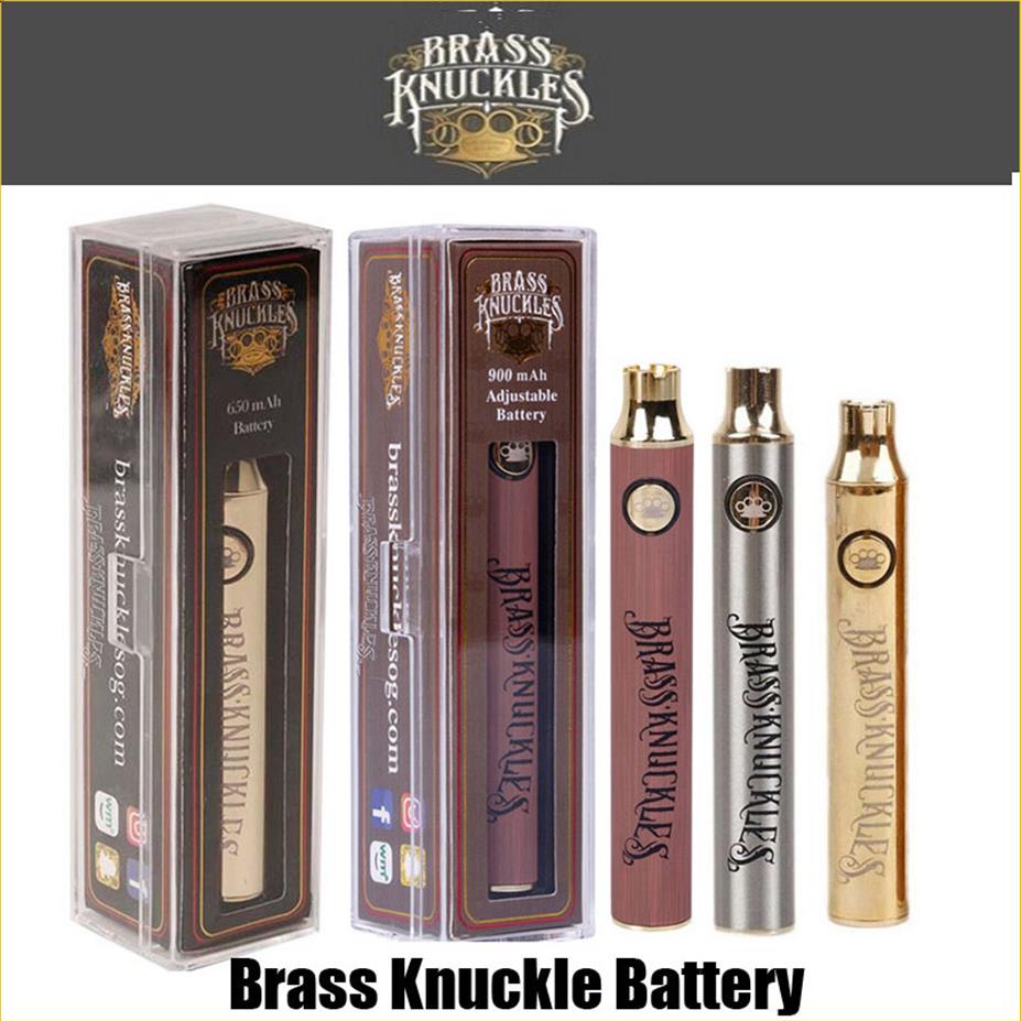 Brass Knuckles Vape Battery 650mAh Gold 900mAh Variable Voltage Adjustable E-Cigarette Battery Pen For 510 Thread Thick Oil Cartridgea36
Brass Knuckles Vape Battery 650mAh Gold 900mAh Variable Voltage Adjustable E-Cigarette Battery Pen For 510 Thread Thick Oil Cartridgea36