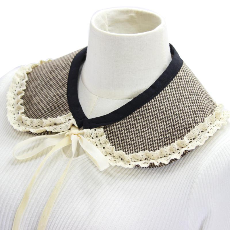 Bow Ties Lace Floral Fake Collars For Women Doll Lapel Plaid Detachable Collar Sweater Blouse Tops Neck Shawl Wrap False
Bow Ties Lace Floral Fake Collars For Women Doll Lapel Plaid Detachable Collar Sweater Blouse Tops Neck Shawl Wrap False