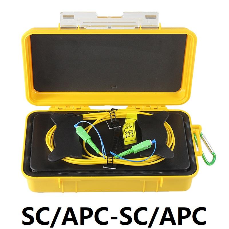 OTDR Optical Box OTDR Launch Cable SC/APC-SC/APC Fiber 500m 1KM 2KM Dead Zone Eliminator Singlemode 9/125um G652D
OTDR Optical Box OTDR Launch Cable SC/APC-SC/APC Fiber 500m 1KM 2KM Dead Zone Eliminator Singlemode 9/125um G652D