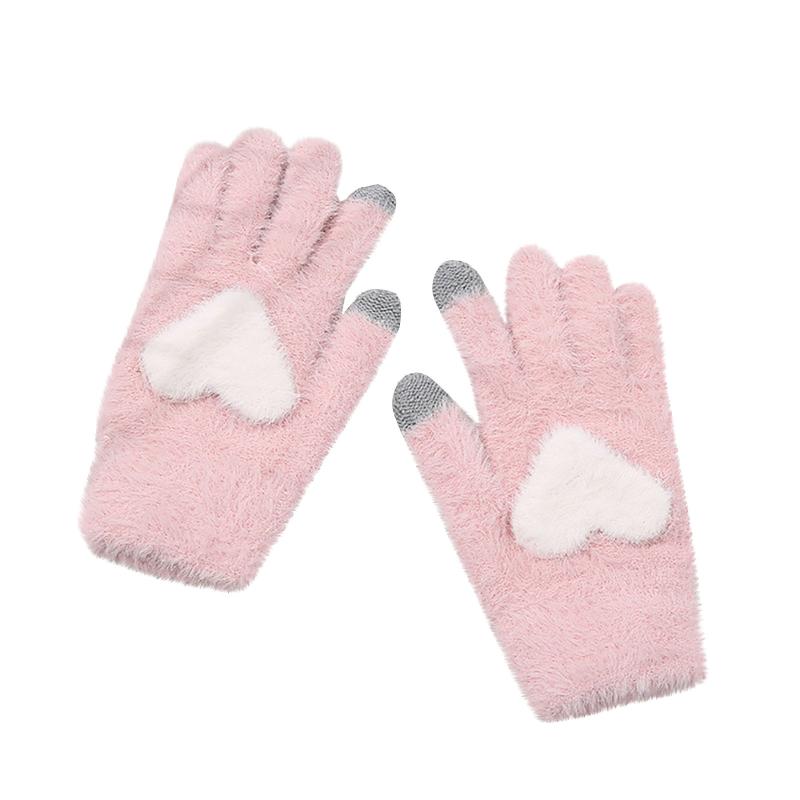 Fashion Women's Keep Warm And Cute Three-Dimensional Love Heart Touch Screen Gloves Ladies Windproof Gloves Lover's Gift
Fashion Women's Keep Warm And Cute Three-Dimensional Love Heart Touch Screen Gloves Ladies Windproof Gloves Lover's Gift