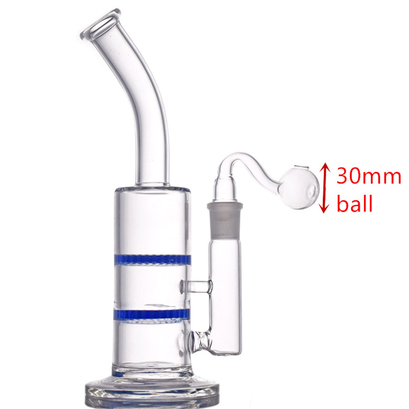Honeycomb Glass Bong Water Pipe Smoking Pipes with 2 layers honeycomb Percolator Recycler Oil Rigs with 18mm male glass oil burner pipe
Honeycomb Glass Bong Water Pipe Smoking Pipes with 2 layers honeycomb Percolator Recycler Oil Rigs with 18mm male glass oil burner pipe