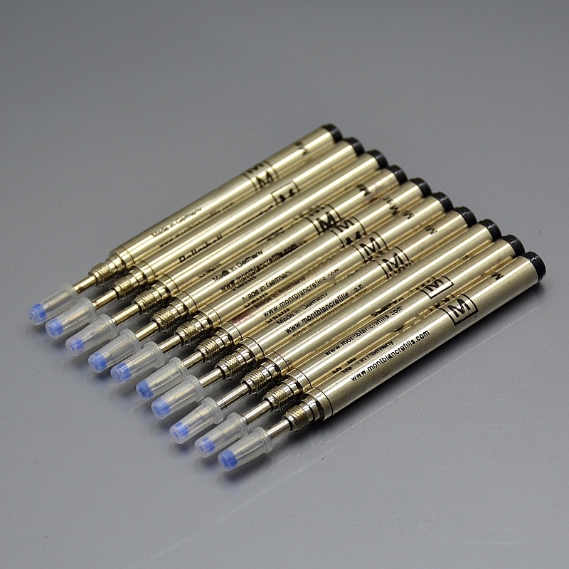 Promotion price 10pcs 0.7mm black refill for mini Roller ball pen stationery write smooth metal pens accessories ( Length : 8cm )