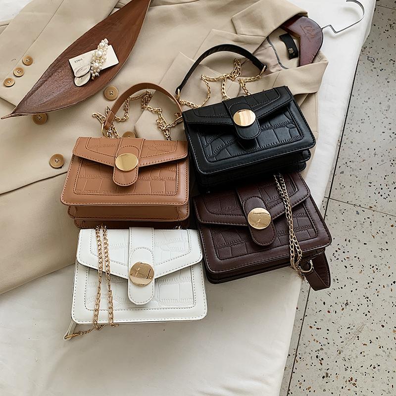 Luxury Designer Women Shoulder Bag Lady Fashion Leather Chains Bag Stone Pattern Messenger Handbag Female Small Square Bags, Black
Luxury Designer Women Shoulder Bag Lady Fashion Leather Chains Bag Stone Pattern Messenger Handbag Female Small Square Bags, Black