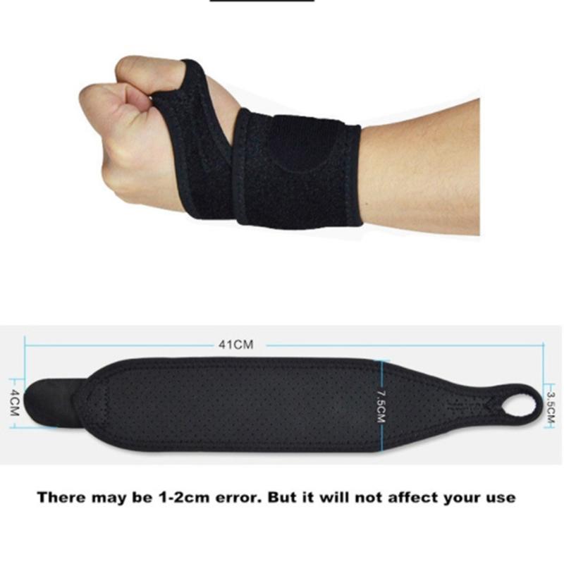 Adjustable Wristband Support Joint Brace Reversible Sports Professional Training Hand Weight Lifting Badminton Tennis Wristbelt, As show
Adjustable Wristband Support Joint Brace Reversible Sports Professional Training Hand Weight Lifting Badminton Tennis Wristbelt, As show