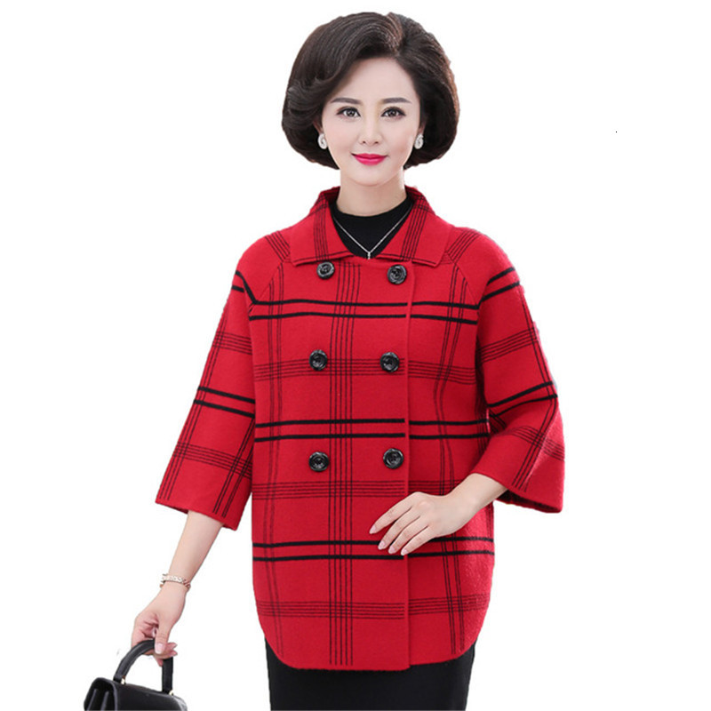 2021 New Fashionable Women's Cardigan Sweater Mid-seven Rooms Sleeve Chess Warm Mother's Clothes Winter Jacket EIYU, Purple.
2021 New Fashionable Women's Cardigan Sweater Mid-seven Rooms Sleeve Chess Warm Mother's Clothes Winter Jacket EIYU, Purple.