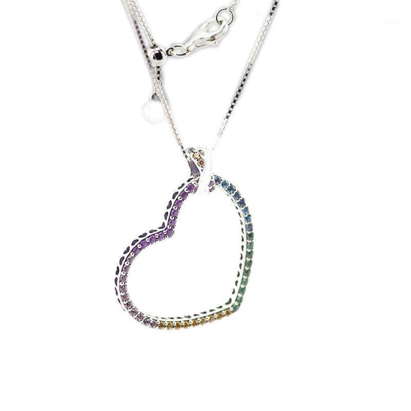 Multi-Colored Heart Necklace Fashion 925 Sterling Silver Jewelry Crystal Statement Necklaces for Women Big Hollow Heart Choker1
Multi-Colored Heart Necklace Fashion 925 Sterling Silver Jewelry Crystal Statement Necklaces for Women Big Hollow Heart Choker1