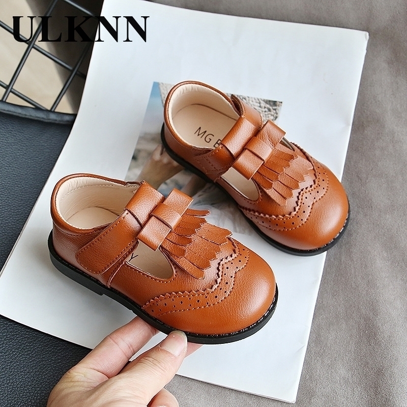 ULKNN Girls Shoes Autumn Korean Version Children's Kids British-Style Casual Shoes Western Style Little Girl Stage Flats 201201, Brown
ULKNN Girls Shoes Autumn Korean Version Children's Kids British-Style Casual Shoes Western Style Little Girl Stage Flats 201201, Brown