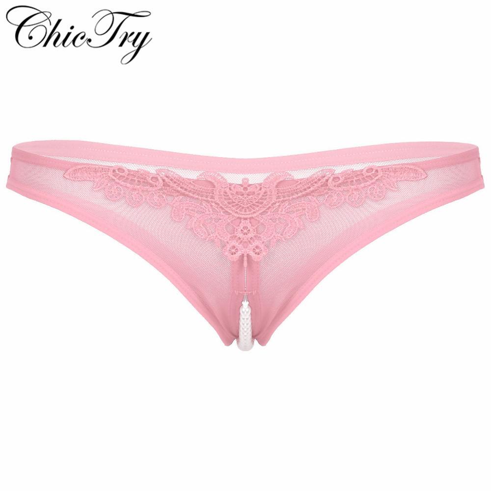 Salewomen Bikinis Fashion Panties See Through Mesh Lingerie Low Rise Crotchless with Artificial Pearls Cheeky G-string Briefs Underwear, White
Salewomen Bikinis Fashion Panties See Through Mesh Lingerie Low Rise Crotchless with Artificial Pearls Cheeky G-string Briefs Underwear, White