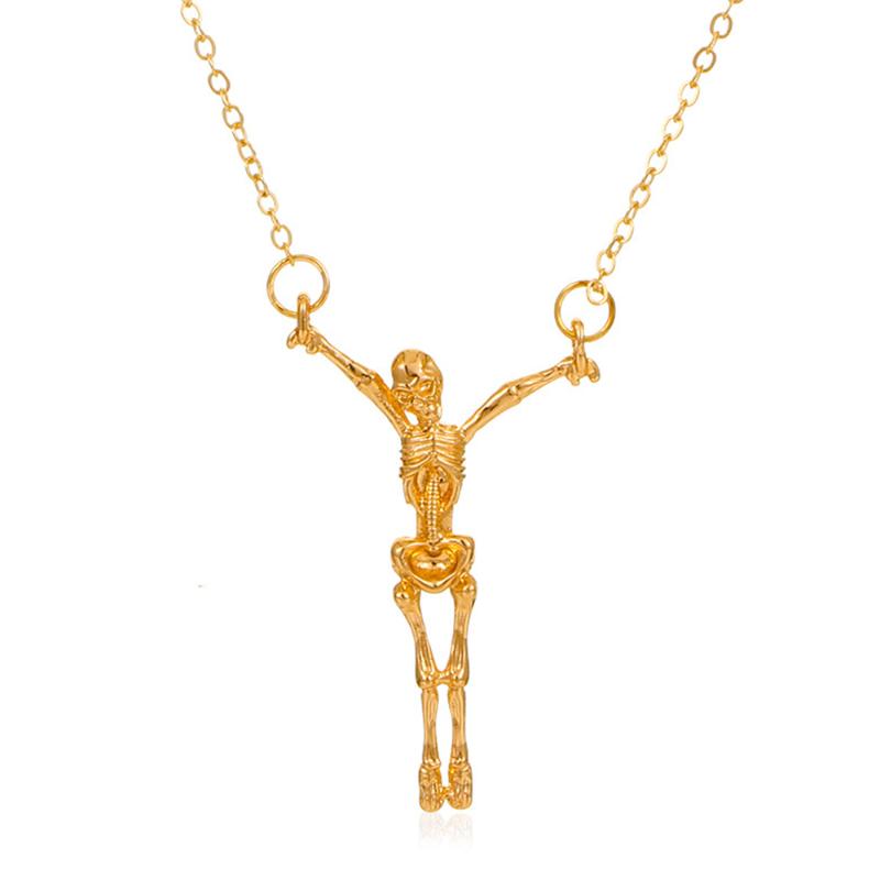 Pendant Necklaces Vintage Gothic Exaggerated Skull Ghost Halloween Necklace For Women Personality Choker On Neck Jewelry Gifts
Pendant Necklaces Vintage Gothic Exaggerated Skull Ghost Halloween Necklace For Women Personality Choker On Neck Jewelry Gifts