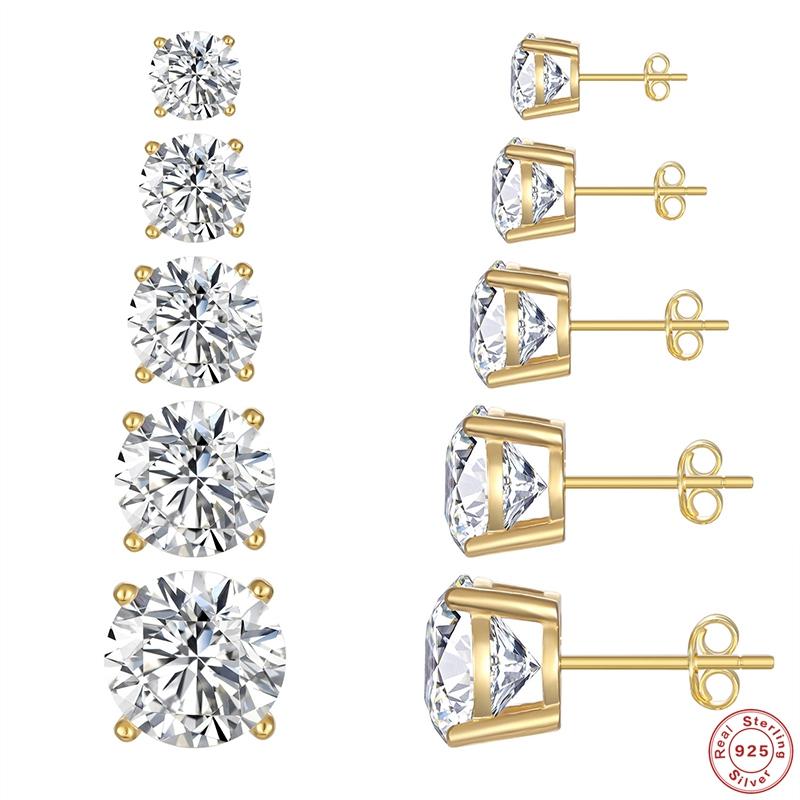 925 Sterling Silver Bling Crystal Piercing Stud Earrings for Woman Lovers' Couple Puncture Pendientes Ladies Earing 2021 Jewelry
925 Sterling Silver Bling Crystal Piercing Stud Earrings for Woman Lovers' Couple Puncture Pendientes Ladies Earing 2021 Jewelry