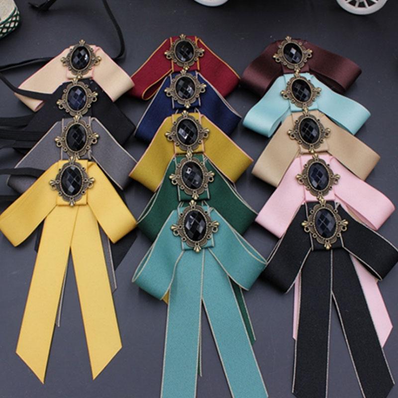 Bow Ties Vintage Tie Ladies Head Pearl Crystal Ribbon Tassel Brooch Chic Girls Elegant Costume Jewelry Collar Pin Girl Cravat Gift
Bow Ties Vintage Tie Ladies Head Pearl Crystal Ribbon Tassel Brooch Chic Girls Elegant Costume Jewelry Collar Pin Girl Cravat Gift