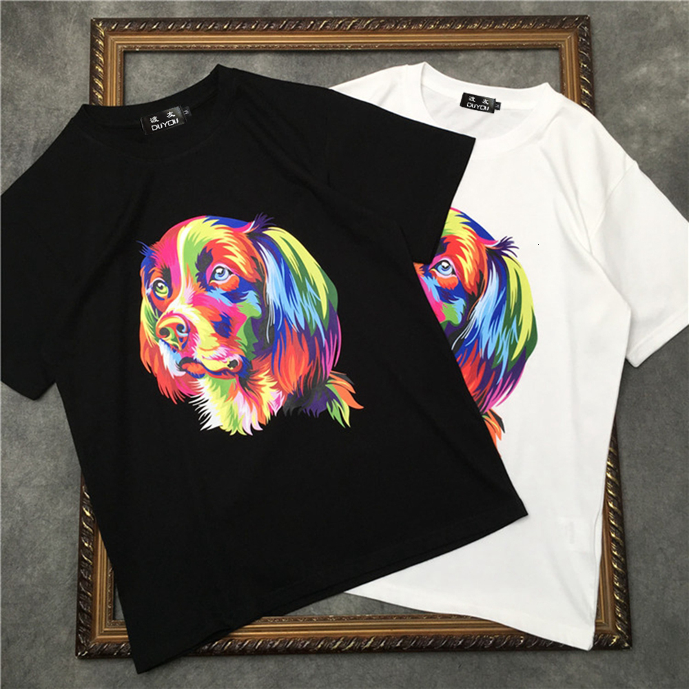 Men' Short-sleeved T-shirt Color Dog Head Pattern Women Shirts|streetwear 2191001604 Gmzt, White
Men' Short-sleeved T-shirt Color Dog Head Pattern Women Shirts|streetwear 2191001604 Gmzt, White