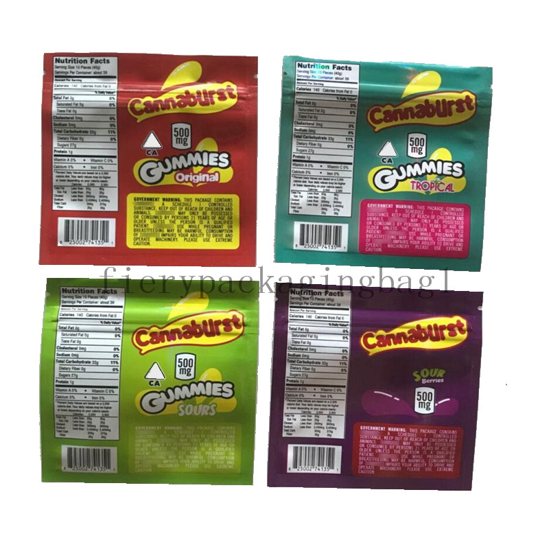 New 4 types 500mg edible packaging gummmies packaging smell proof bags Sour 2021df edibles empty candy mylar bags Jiw8
New 4 types 500mg edible packaging gummmies packaging smell proof bags Sour 2021df edibles empty candy mylar bags Jiw8
