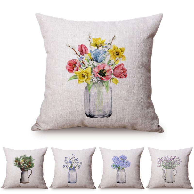 Colorful Nordic Floral Vase Glass Jar Home Sofa Small Fresh Decorative Cushion Cover Chic Purple Flower Cotton Linen Pillow Case, M109-5
Colorful Nordic Floral Vase Glass Jar Home Sofa Small Fresh Decorative Cushion Cover Chic Purple Flower Cotton Linen Pillow Case, M109-5