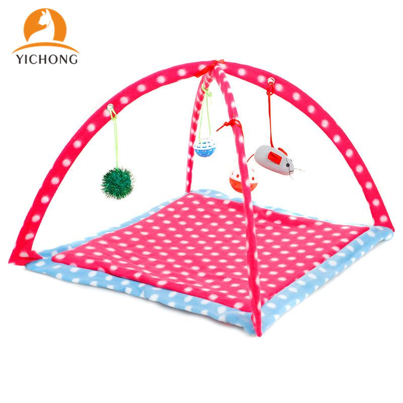 YICHONG Cat Play Mat Blanket House Detachable Cat Tents Portable Pet Toys Funny Tent Toys Pets Play Bed YH053
YICHONG Cat Play Mat Blanket House Detachable Cat Tents Portable Pet Toys Funny Tent Toys Pets Play Bed YH053
