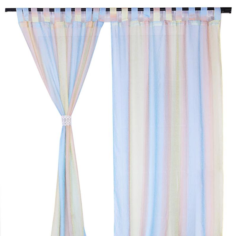 1Pc Home Decoration Nordic Style Curtains For Living Room / Bedroom viole Curtains Rainbow Striped Printed 1.4*2.9m
1Pc Home Decoration Nordic Style Curtains For Living Room / Bedroom viole Curtains Rainbow Striped Printed 1.4*2.9m