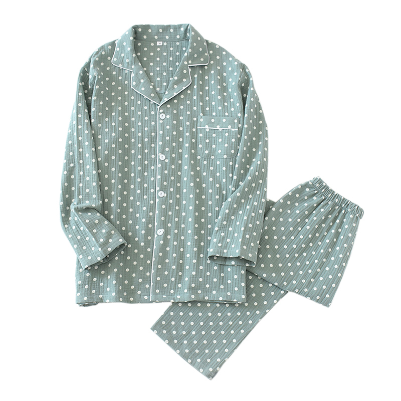 Lovers Couple 100% Crepe Cotton Plain Sets of Pajamas Women New Spring Long Sleeve Casual Sleepwear for the Male Wutk, Men tz grey.
Lovers Couple 100% Crepe Cotton Plain Sets of Pajamas Women New Spring Long Sleeve Casual Sleepwear for the Male Wutk, Men tz grey.