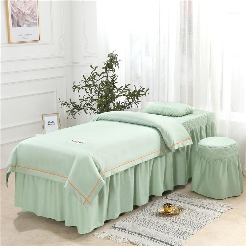 60S Pure Cotton Satin AB Bedding Set 4 5 6 Pcs SPA Beauty Salon Duvet Cover Pillowcase Customized Size Green1
60S Pure Cotton Satin AB Bedding Set 4 5 6 Pcs SPA Beauty Salon Duvet Cover Pillowcase Customized Size Green1