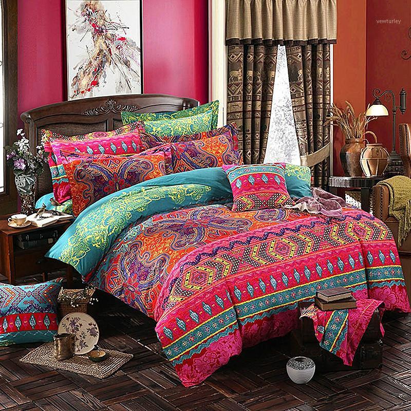 4pcs Bohemian Bedding Sets Boho Printed Mandala Single Duvet Cover Set Pillowcases Bedsheet Queen Size Bedlinen Home Textile1
4pcs Bohemian Bedding Sets Boho Printed Mandala Single Duvet Cover Set Pillowcases Bedsheet Queen Size Bedlinen Home Textile1