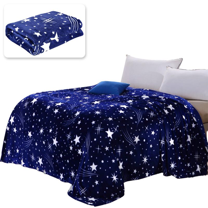 Bright Stars Bedspread Blanket High Density Super Soft Flannel Blanket To on For The Sofa/Bed/Car Portable Plaids Home Textile
Bright Stars Bedspread Blanket High Density Super Soft Flannel Blanket To on For The Sofa/Bed/Car Portable Plaids Home Textile