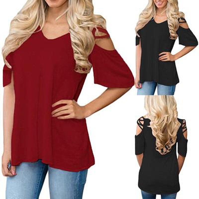Templates Summer Explosion with v Decorate Short Sleeves Cross-decorative Strapless Loop T-shirt of European American Women Yz0l KG0I, Network
Templates Summer Explosion with v Decorate Short Sleeves Cross-decorative Strapless Loop T-shirt of European American Women Yz0l KG0I, Network