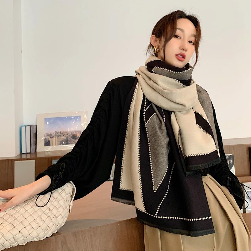 Hats, Scarves & Gloves Sets Winter Scarf Women Cashmere Long Neck Warm Bufanda Shawls And Wraps 2021, Blue;gray
Hats, Scarves & Gloves Sets Winter Scarf Women Cashmere Long Neck Warm Bufanda Shawls And Wraps 2021, Blue;gray