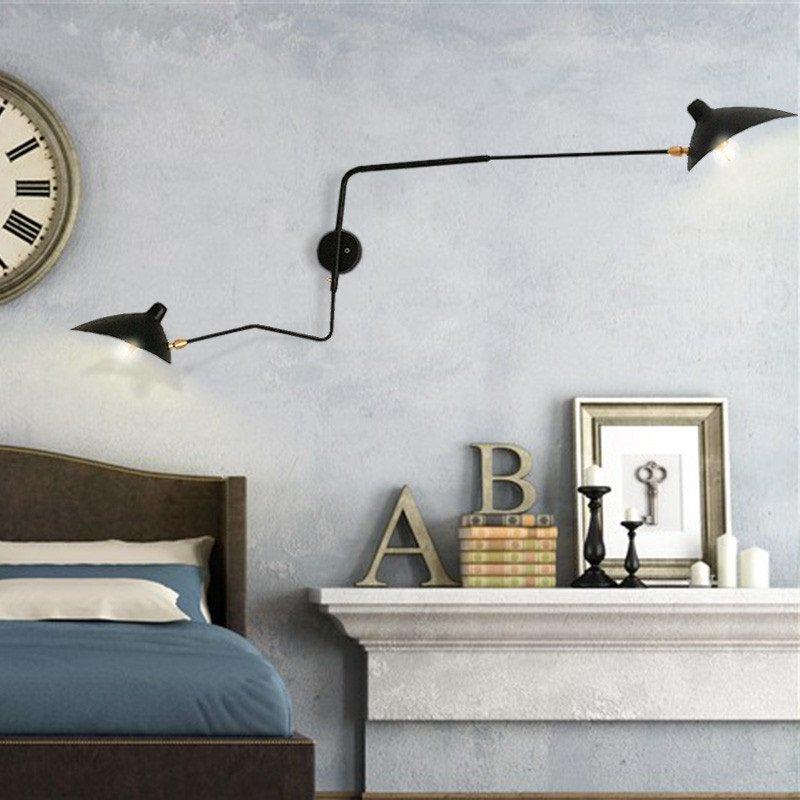 Spider Serge Mouille Wall Lights Nordic Bedroom Industrial Retro Wall Lamp Creative Simple Living Room Led Light Fixtures