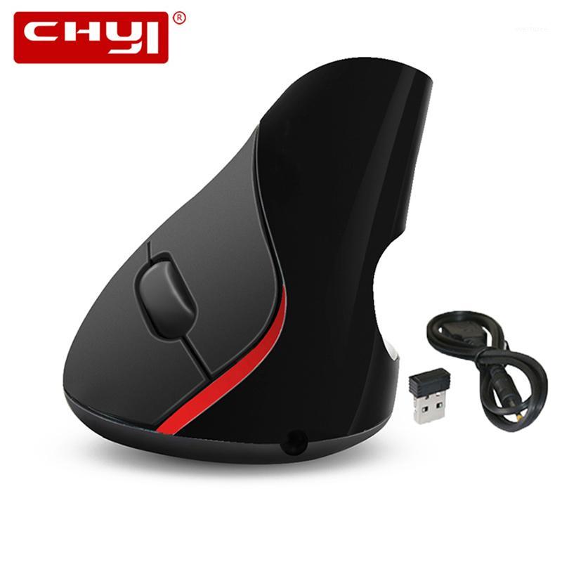 

CHYI Ergonomic Vertical Wireless Mouse Rechargeable Optical USB Computer Mice 1600DPI 5D Gaming Healthy Mouse Gamer For Laptop1