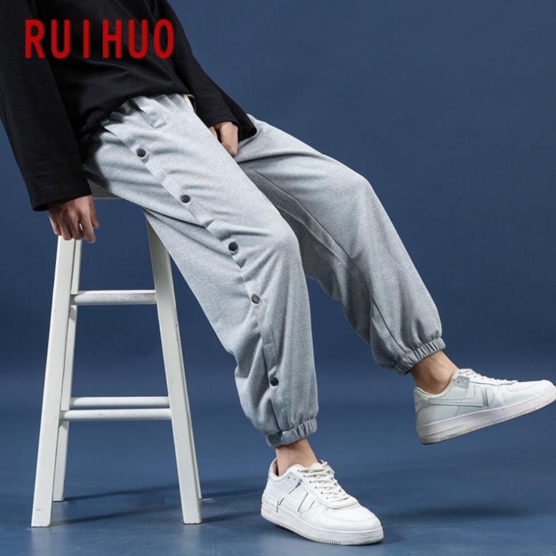 RUIHUO Double-row Buckles Mens Pants Hip Hop Joggers Men Pants Men's Clothing Jogger Harajuku Sweatpants 2020 New -5XL, Black
RUIHUO Double-row Buckles Mens Pants Hip Hop Joggers Men Pants Men's Clothing Jogger Harajuku Sweatpants 2020 New -5XL, Black