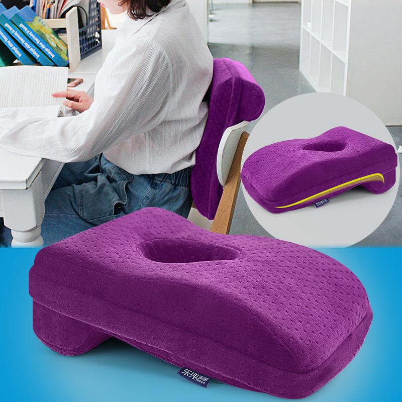 L-shape Nap Pillow Velvet Fabric Memory Foam with Hollowing Design Breathable Pillow Office Train Table Soft Nap for Girl
L-shape Nap Pillow Velvet Fabric Memory Foam with Hollowing Design Breathable Pillow Office Train Table Soft Nap for Girl