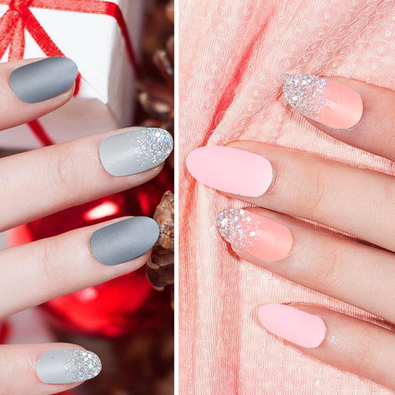24Pcs Reusable Ballerina False Nail Tips Full Cover Rainbow Matte Nail Tips With Designs Press On Nails Art Fake Extension, Type 5
24Pcs Reusable Ballerina False Nail Tips Full Cover Rainbow Matte Nail Tips With Designs Press On Nails Art Fake Extension, Type 5