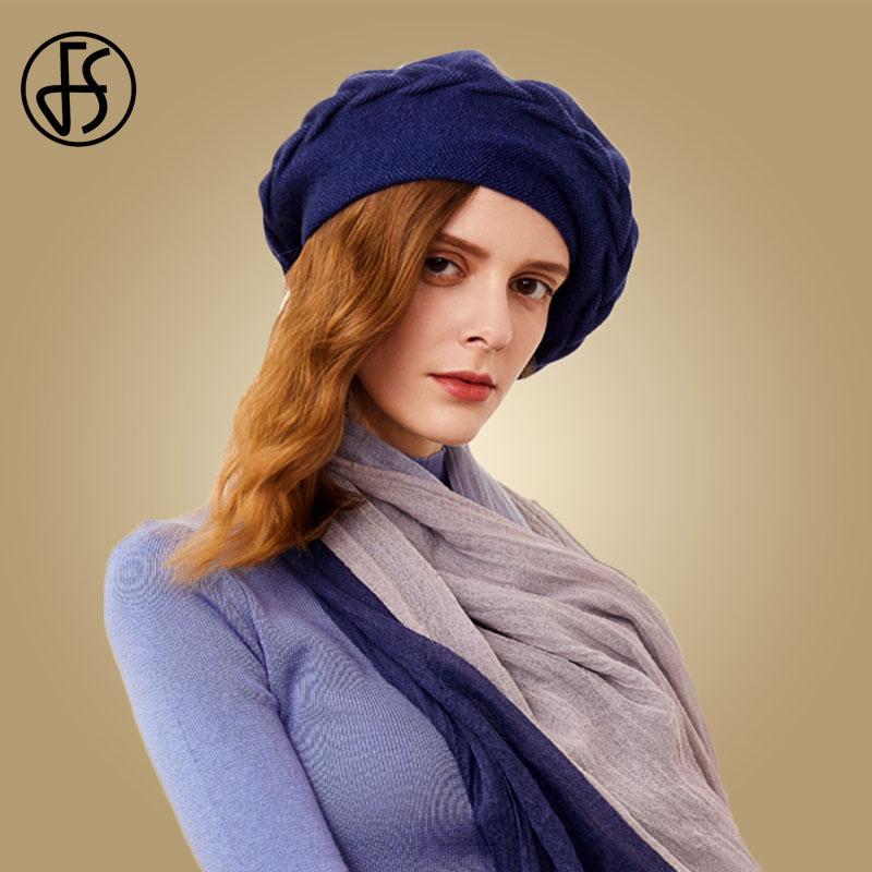 FS Fashion Women Beret French Artist Warm Knitted Winter Beanie Hat Vintage Plain Beret Solid Color Elegant Blue Ladies Hats
FS Fashion Women Beret French Artist Warm Knitted Winter Beanie Hat Vintage Plain Beret Solid Color Elegant Blue Ladies Hats