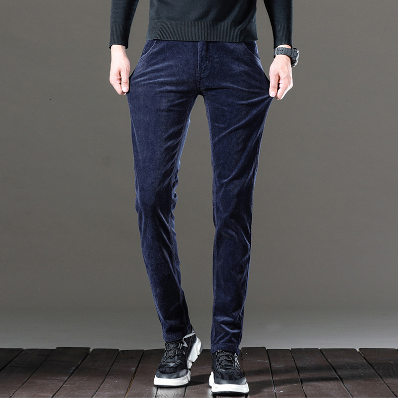 2021 New Autumn Newly Designer Men Jeans Slim Fit Elastic Casual Corduroy Pants Fashion Winter Velvet Warm Smart Business Trousers 4k4n, Black velvet
2021 New Autumn Newly Designer Men Jeans Slim Fit Elastic Casual Corduroy Pants Fashion Winter Velvet Warm Smart Business Trousers 4k4n, Black velvet