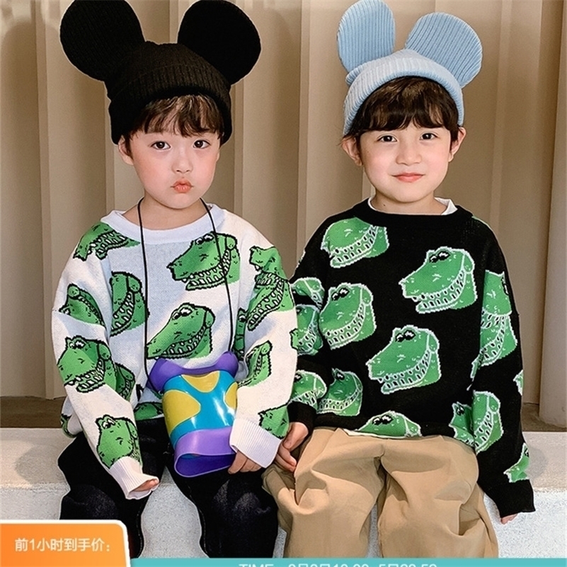 Boy's Cotton Pullover Dinosaur Sweater Sweater New Fashion Spring and Autumn Big Boy Baby Children's Garment 201109, Red
Boy's Cotton Pullover Dinosaur Sweater Sweater New Fashion Spring and Autumn Big Boy Baby Children's Garment 201109, Red
