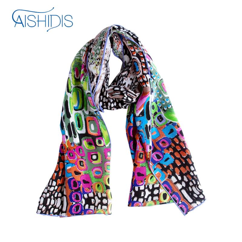 Aishidis New Coming Style Fashion Girls' Scarf Pure Silk Long Collar Shawl Wrap Vibrant Pattern Print Handmade Cloth Accessories
Aishidis New Coming Style Fashion Girls' Scarf Pure Silk Long Collar Shawl Wrap Vibrant Pattern Print Handmade Cloth Accessories